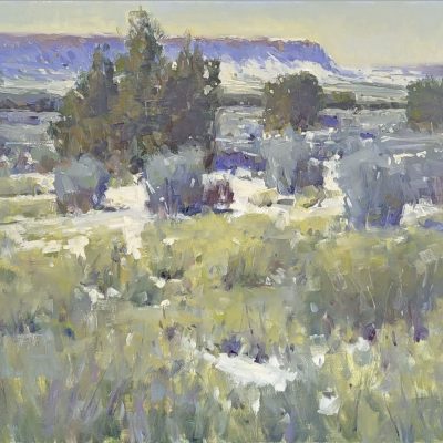 Winter Afternoon, Red Mesa; 24" x 26"; Oil